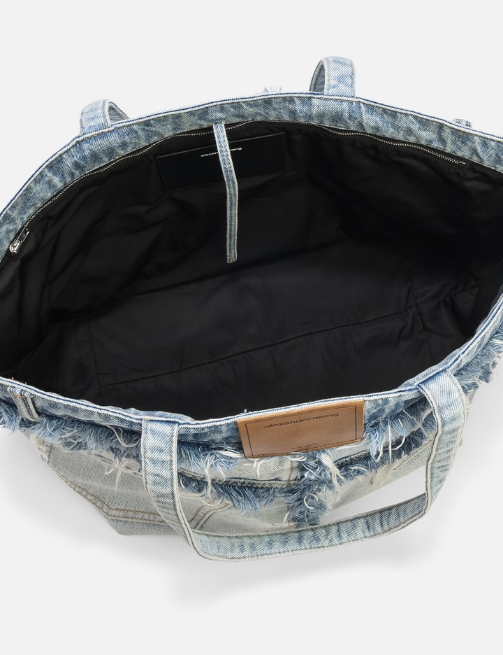Punch Denim Fray Tote view 4