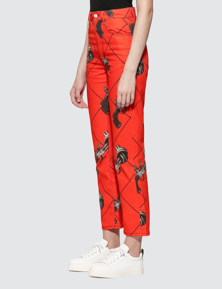 Guns Boyfit Denim Pants Placeholder Image