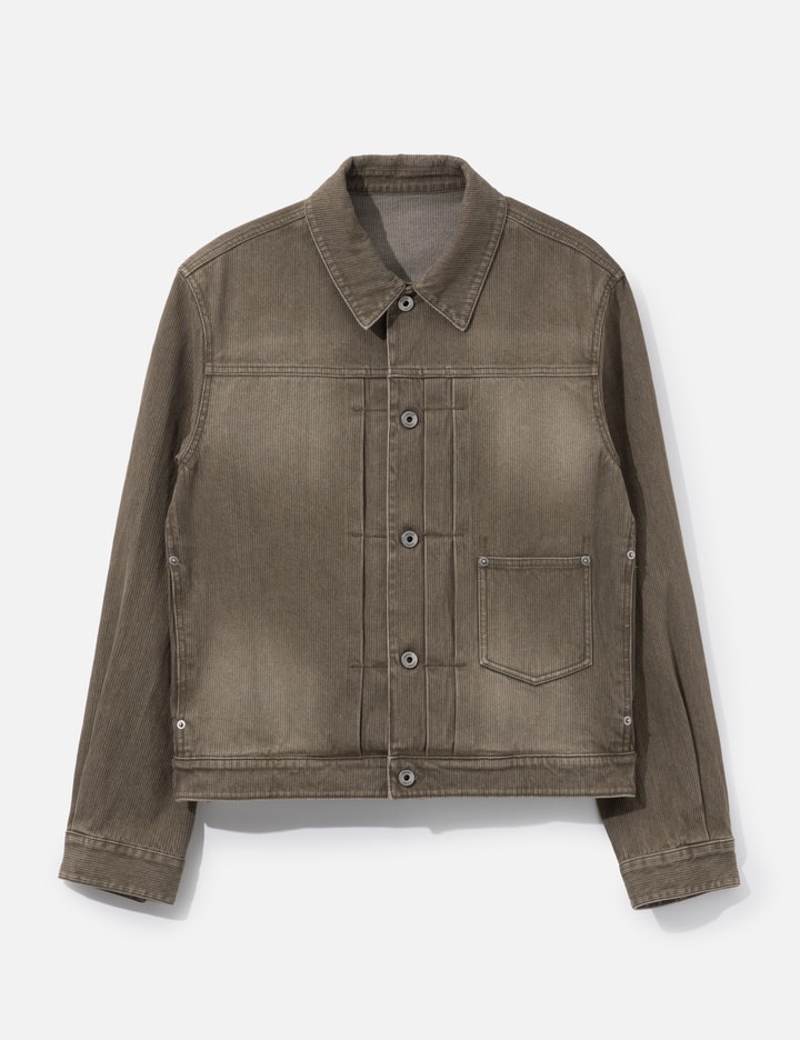 COOR Type 1 Rib Texture Trucker Jacket