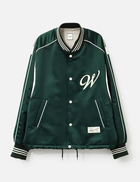 Script Logo Baseball Jacket view 6