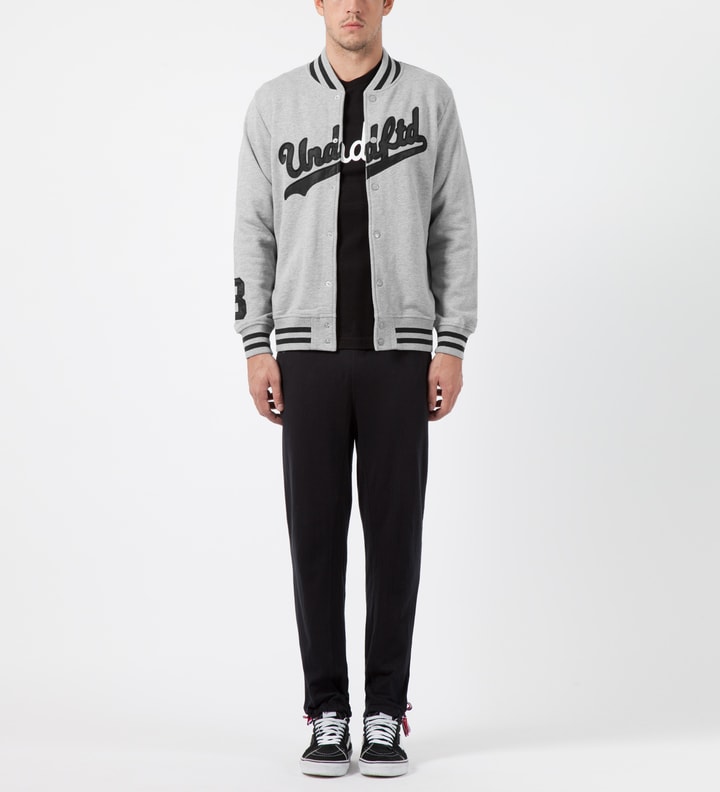 Heather Grey Script Varsity Jacket Placeholder Image
