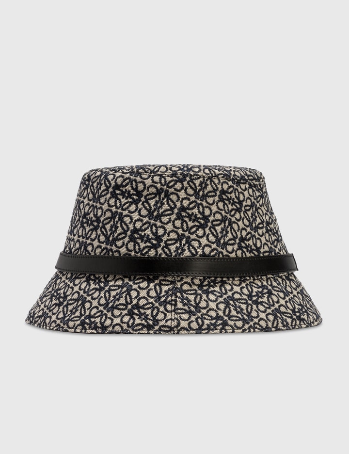 Shop Loewe Anagram Bucket Hat In Blue