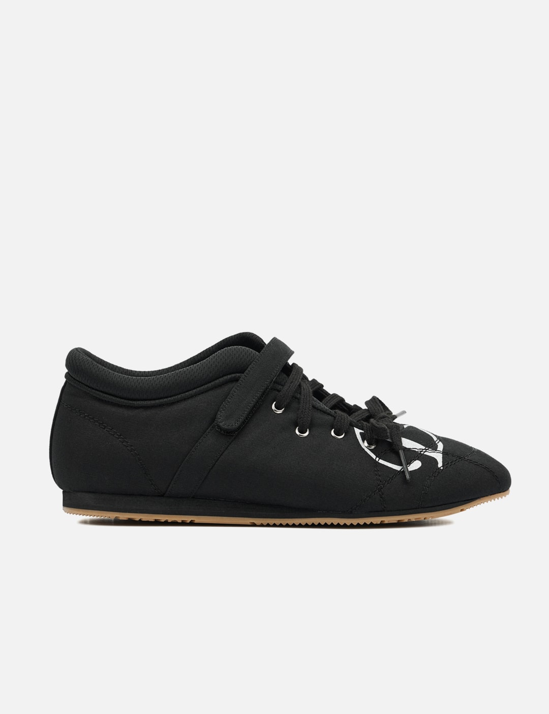 D Logo Lace Up Mozzi Shoes In Black