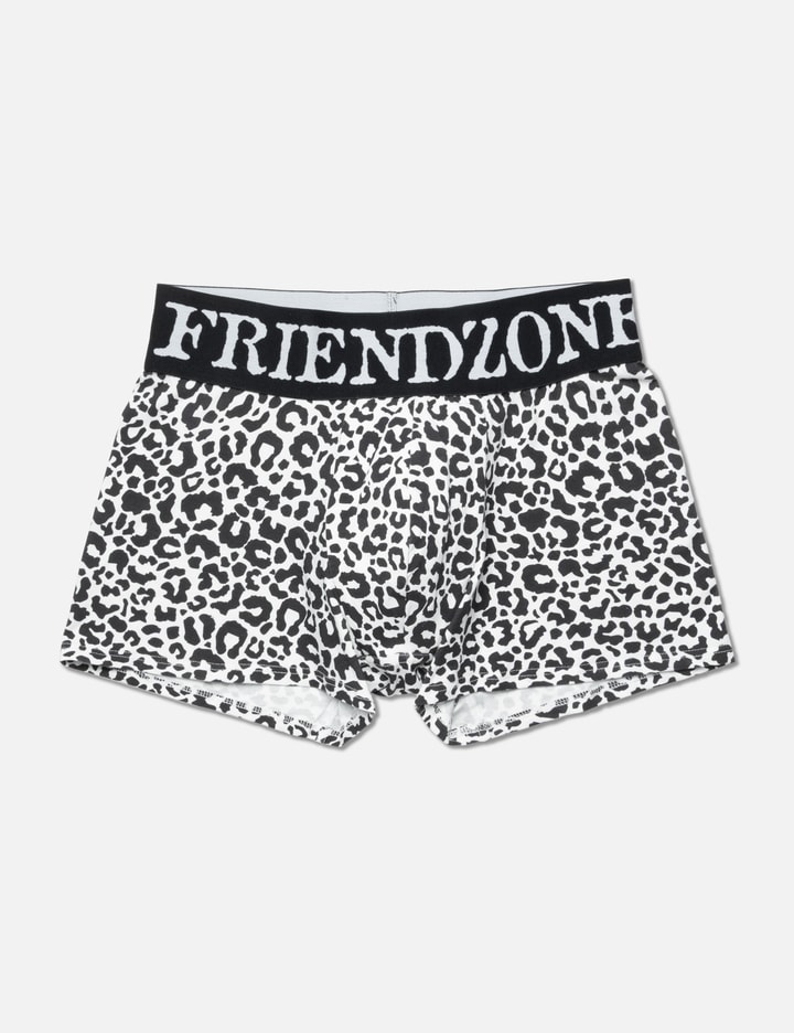 Thought We Friends "Zane" Boxer Briefs In Black & White Leopard