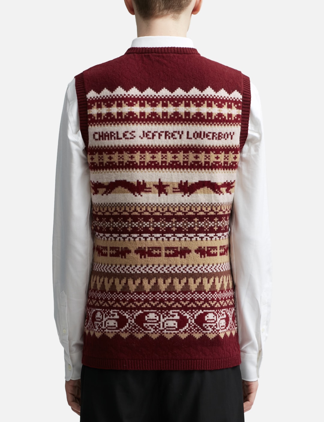 Fine Fairisle Vest view 13