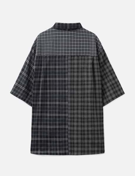 Check Mixed Short Sleeve Shirt view 8