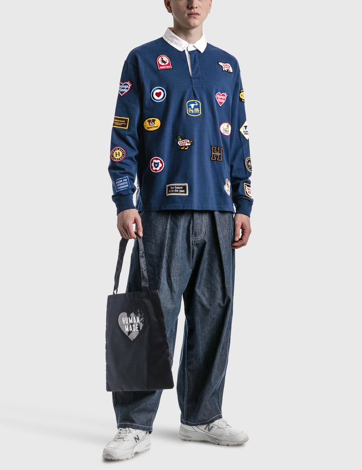 Human Made - Human Made Patch Rugby Shirt | HBX - Globally 