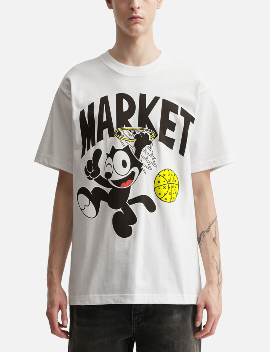 X Felix The Cat Dunking Tee Shirt view 18