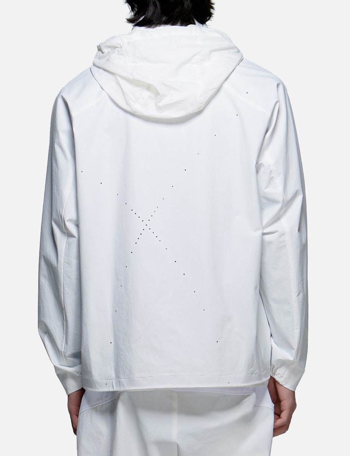 Shop Hypegolf X Post Archive Faction (paf) Perforated Windbreaker In White