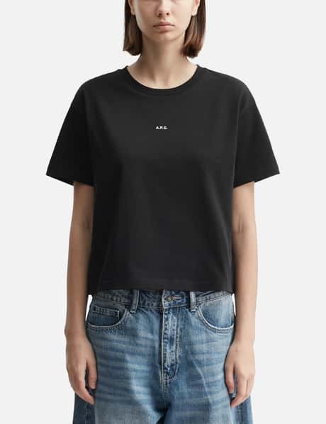 A.P.C. BOXY MICRO LOGO T-SHIRT