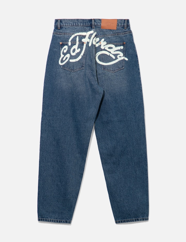 Shop Ed Hardy Jewels Jeans In Blue