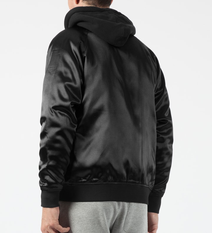 Black Satin Bomber Jacket Placeholder Image