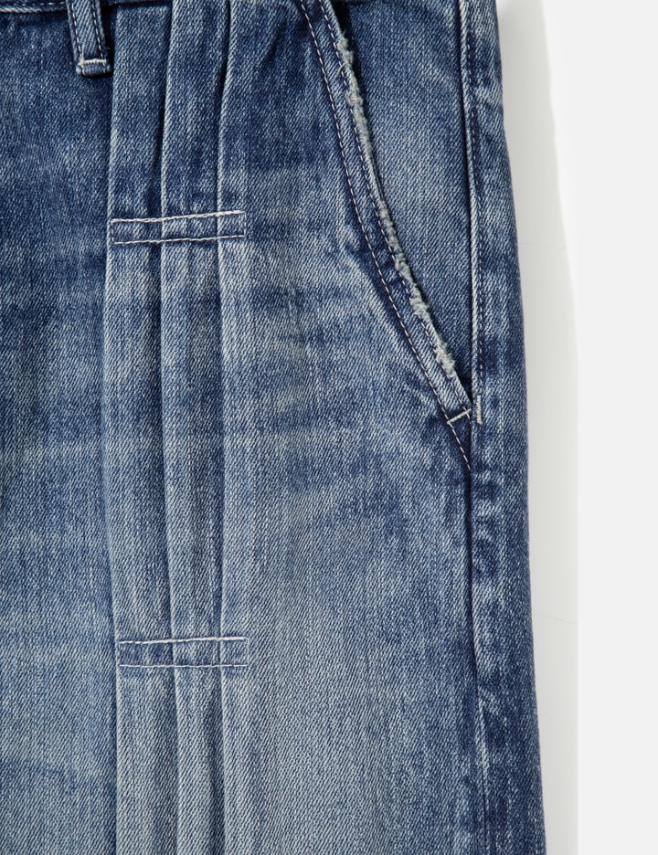 FDMTL Pleats Denim Pants 3YR Wash
