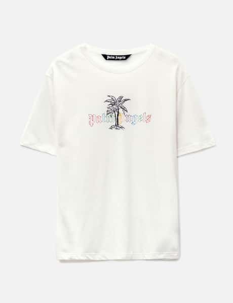 Palm Angels - Los Angeles Sprayed T-shirt  HBX - Globally Curated Fashion  and Lifestyle by Hypebeast