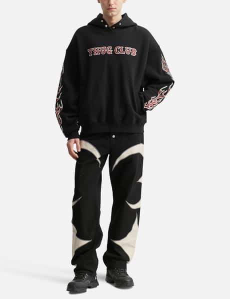 Leather Flame Hoodie view 15