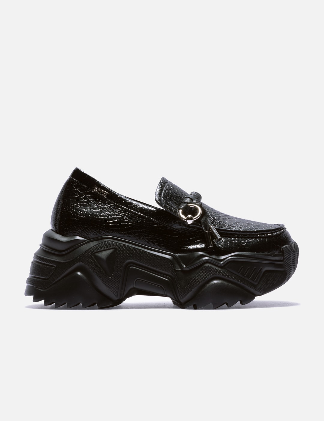 Yeel Platform Loafer Black