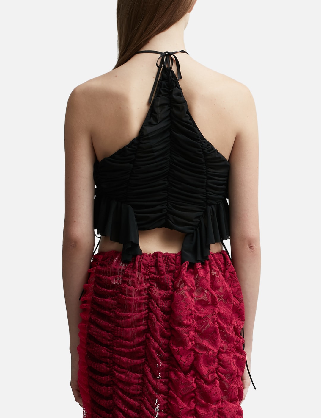 Mini Flower Ruched Tank Top view 10