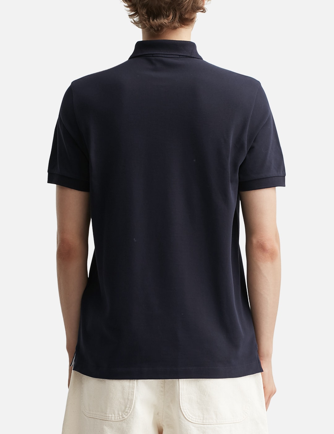 Short-Sleeve Polo Shirt With Compass Patch view 14