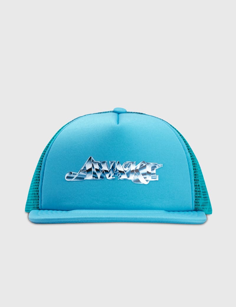 Awake NY Chrome Logo Trucker Hat