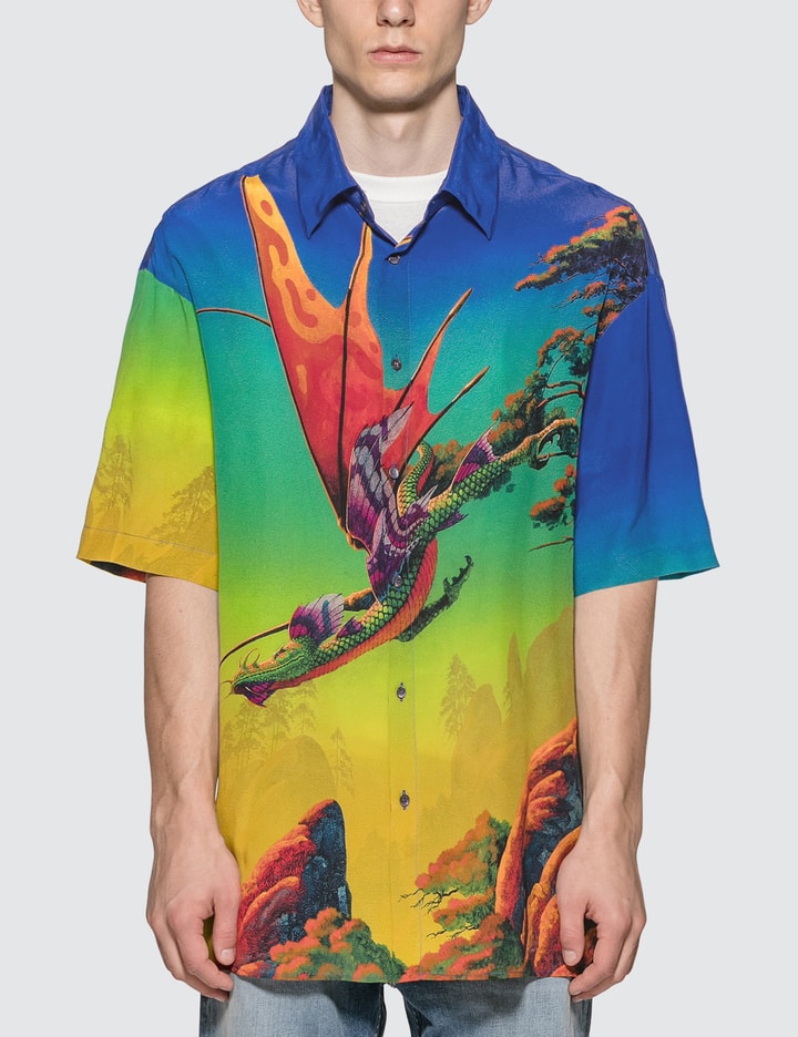 Dragon At Dawn Silk Shirt Placeholder Image