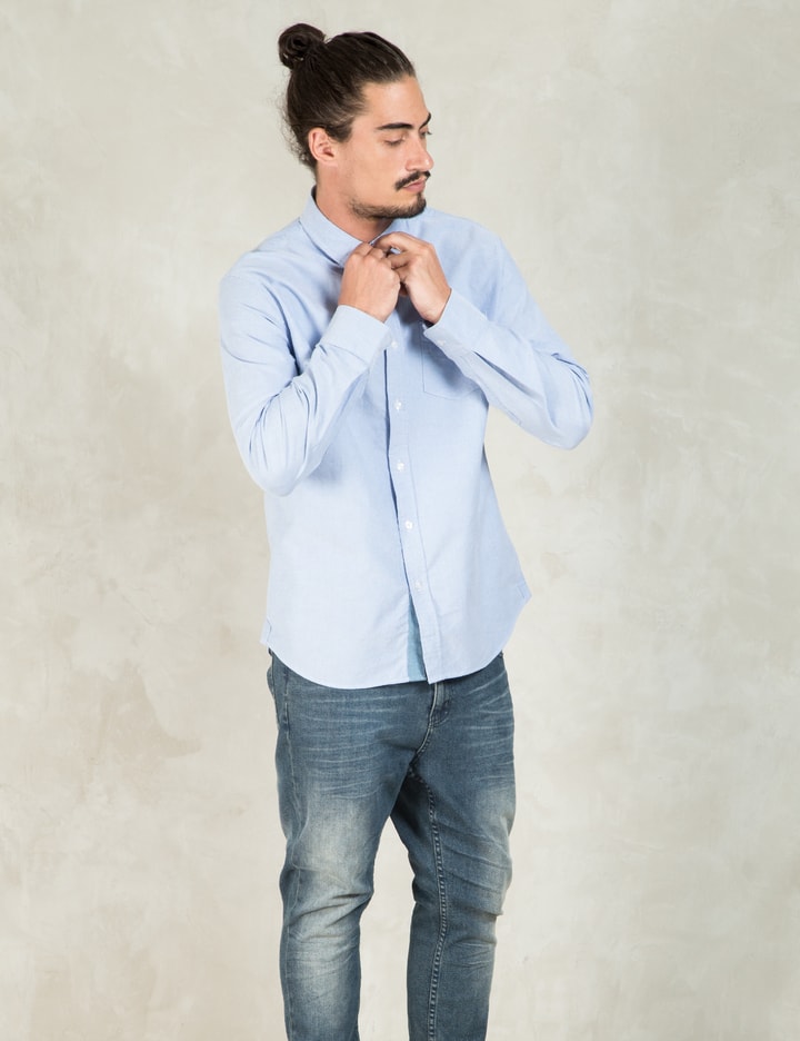 Blue Bad Boy Oxford L/S Shirt Placeholder Image