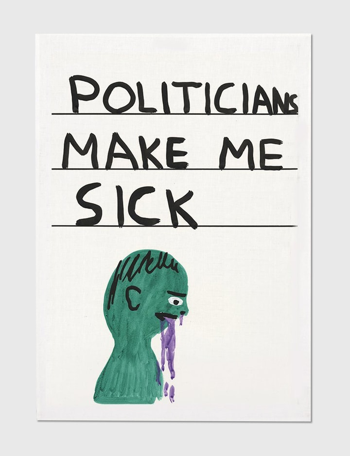 Politicians Make Me Sick Tea Towel Placeholder Image