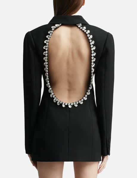 Area - Crystal Open Back Blazer Dress | HBX Area - Crystal Open Back Blazer Dress | HBX