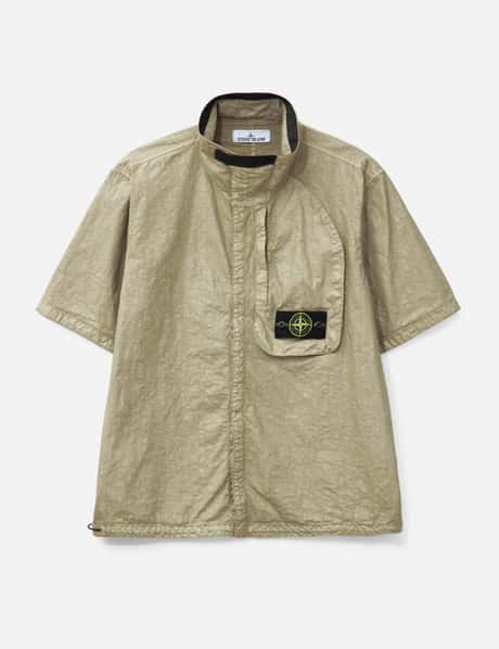 Stone Island Organic Look Nylon Shirt