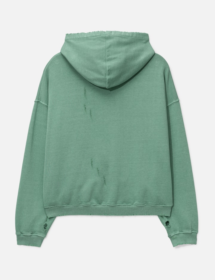 Curved Zip-Up Round Hem Hoodie Placeholder Image
