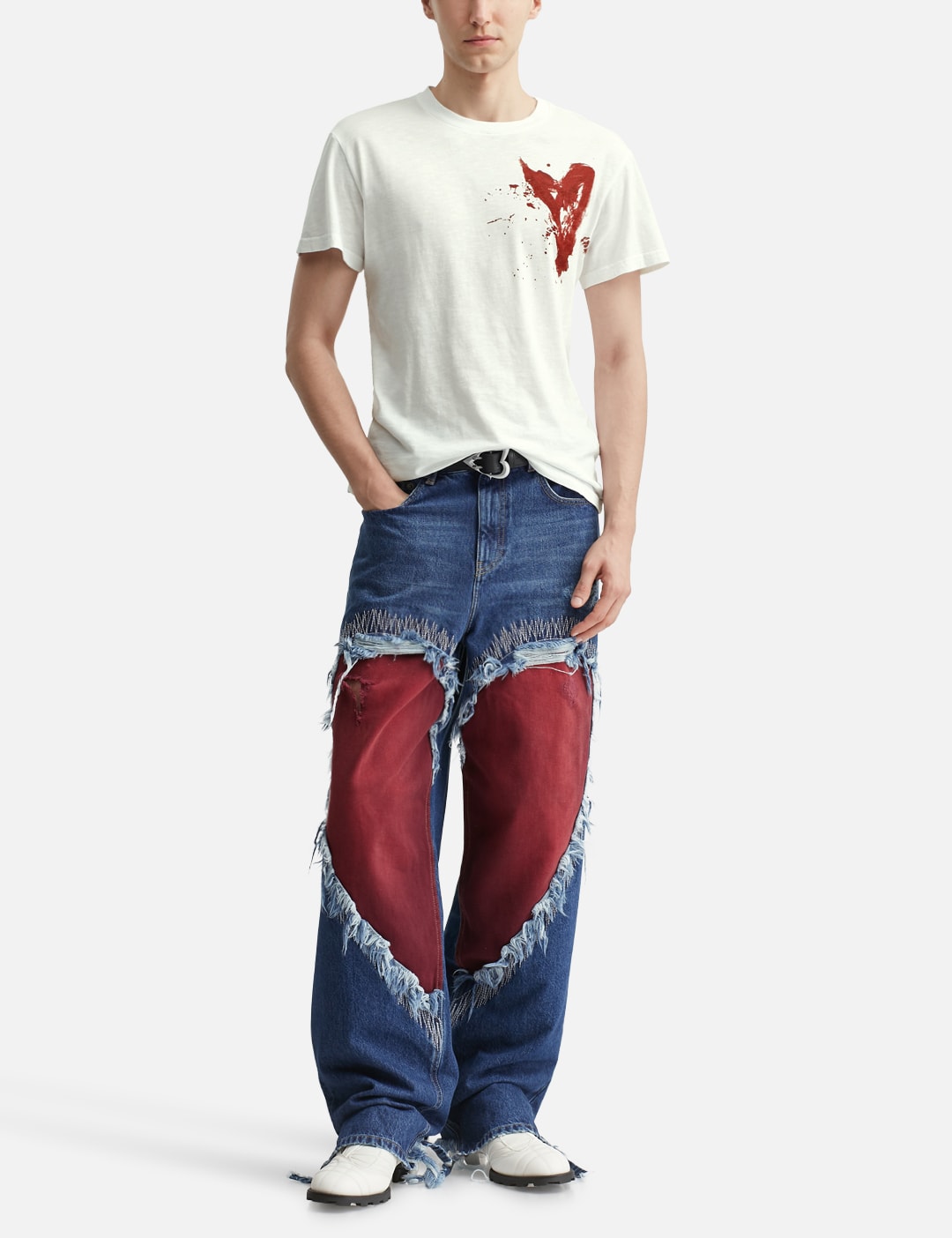 Heart Cut Out Jeans view 15