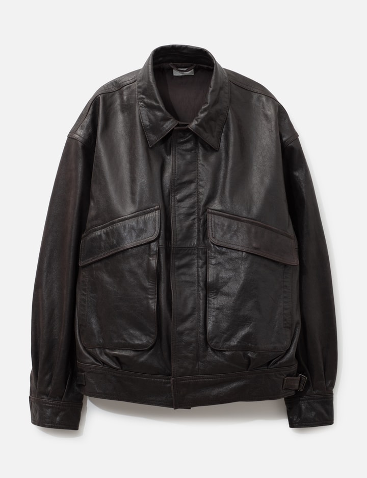 YOKE Cow Leather Flight Jacket