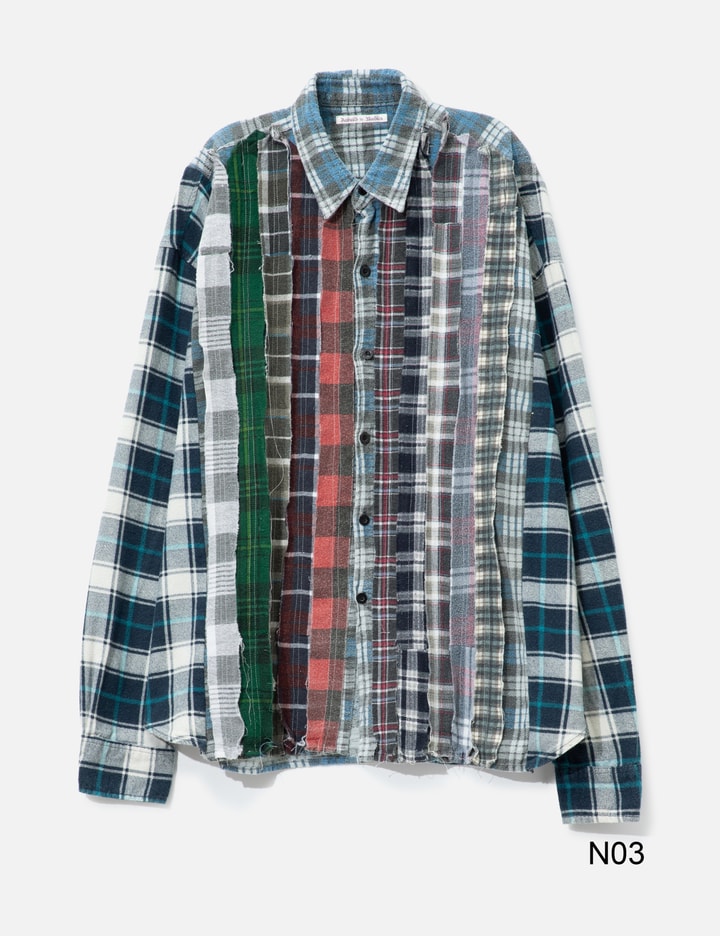 Needles Flannel Shirt - Ribbon Wide Shirt
