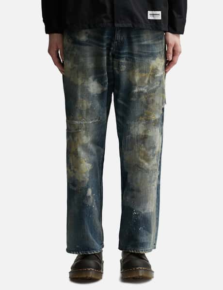 NEIGHBORHOOD - SAVAGE DENIM DP WIDE PANTS | HBX - Globally Curated 