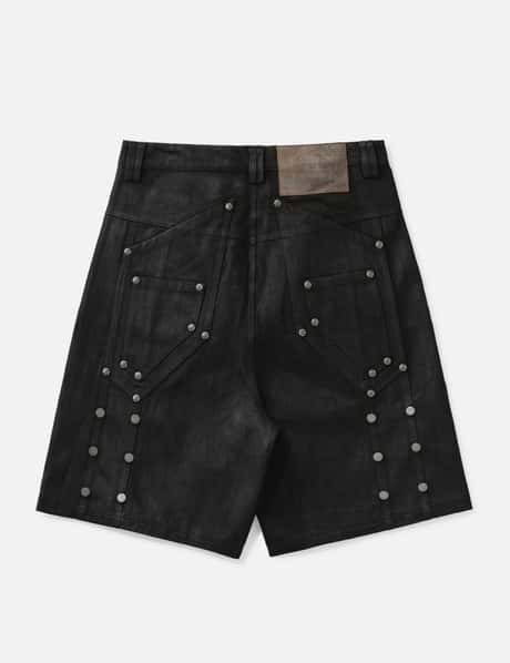 "Rexel" Waxed Double Knee Work Jorts view 9