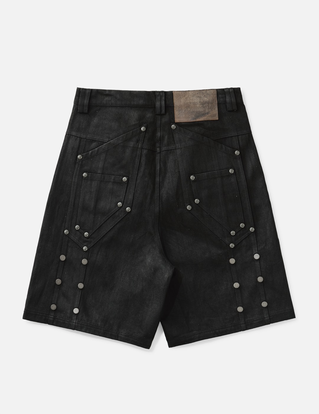 "Rexel" Waxed Double Knee Work Jorts view 10