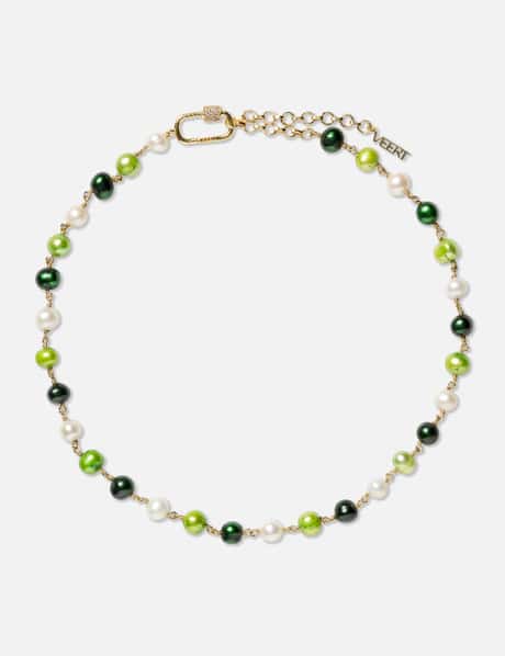 VEERT The Single Multi Green Freshwater Pearl Necklace
