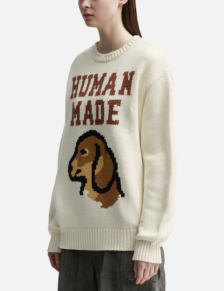 Shop Human Made Dachs Knit Sweater