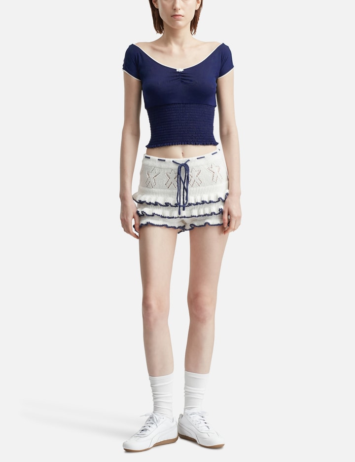 Candy Pop Knit Shorts Placeholder Image