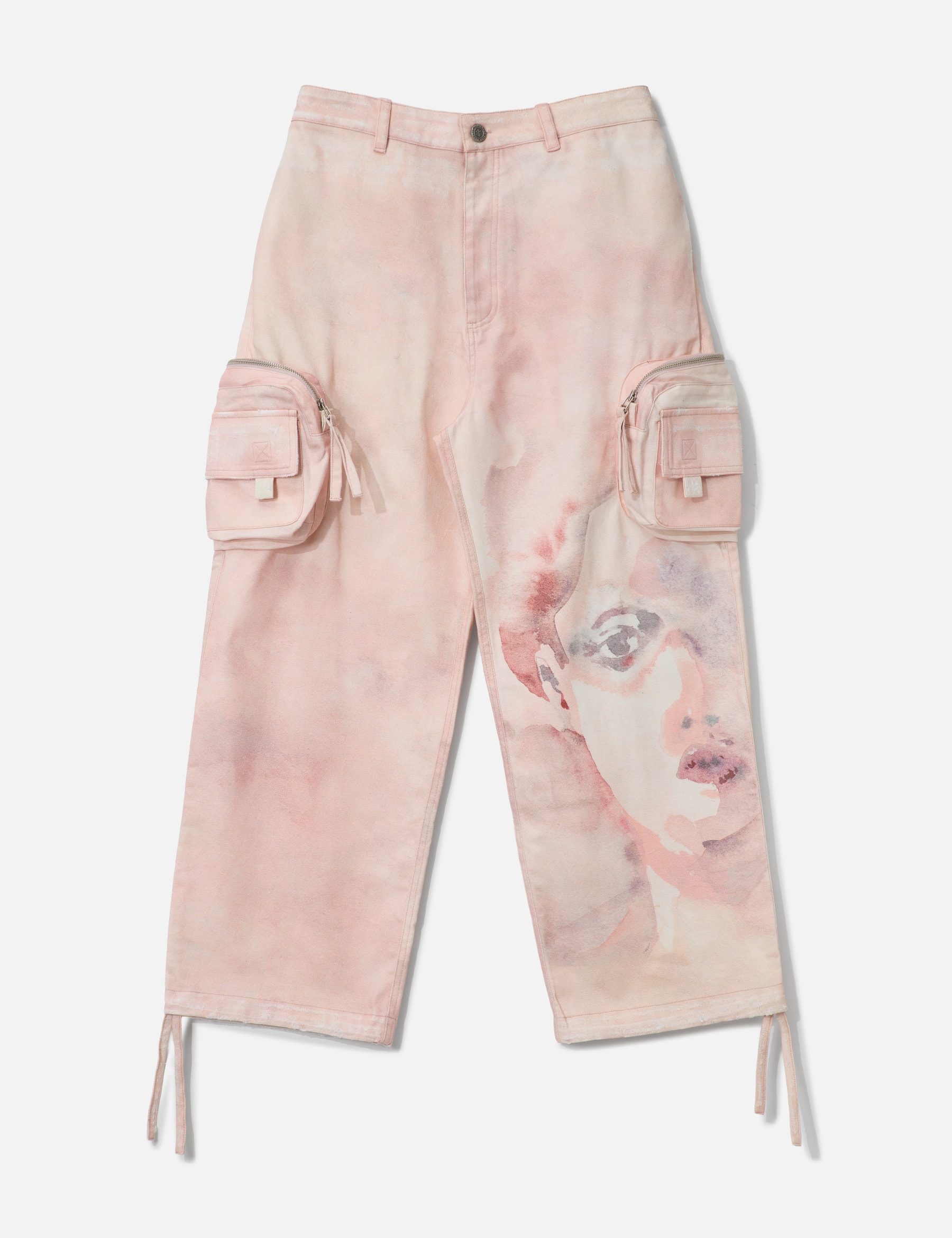 X Piet Watercolour Cotton Cargo Trousers view 16