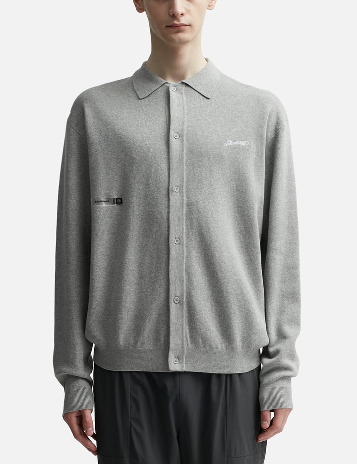 Shop Students Golf Ceremony Cardigan Sweater In Grey