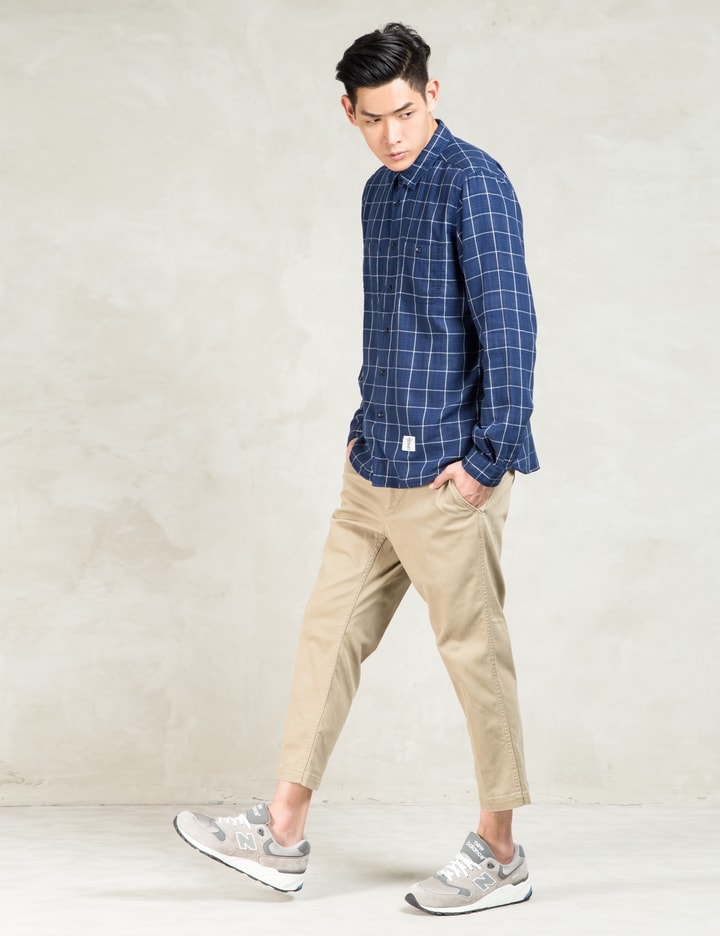 Beige  9/L Millitary Chino Pants Faded "JESSEE" Placeholder Image