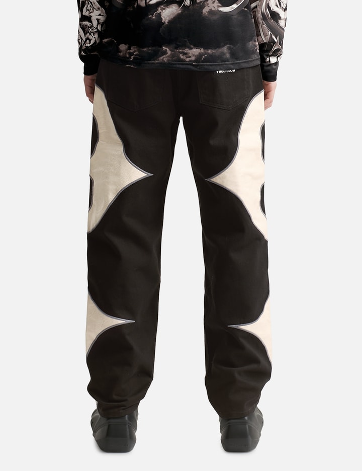 TC LEATHER BLACK DENIM PANTS Placeholder Image