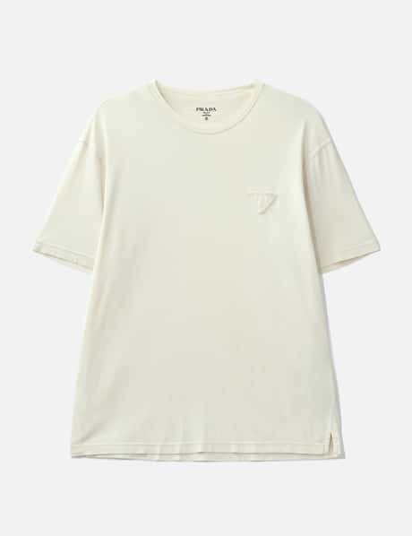 Prada Logo Patch T-shirt