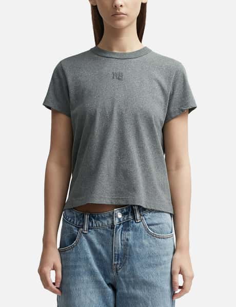 T By Alexander Wang - Cropped Button Down Shirt  HBX - Globally Curated  Fashion and Lifestyle by Hypebeast