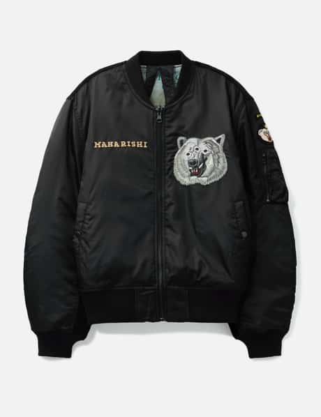 Maharishi The Alaskan Tour Embroidered Velvet Jacket