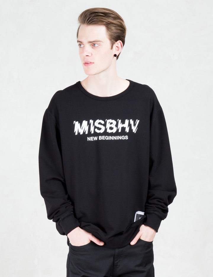 Misbhv Monogram Sweater In Black