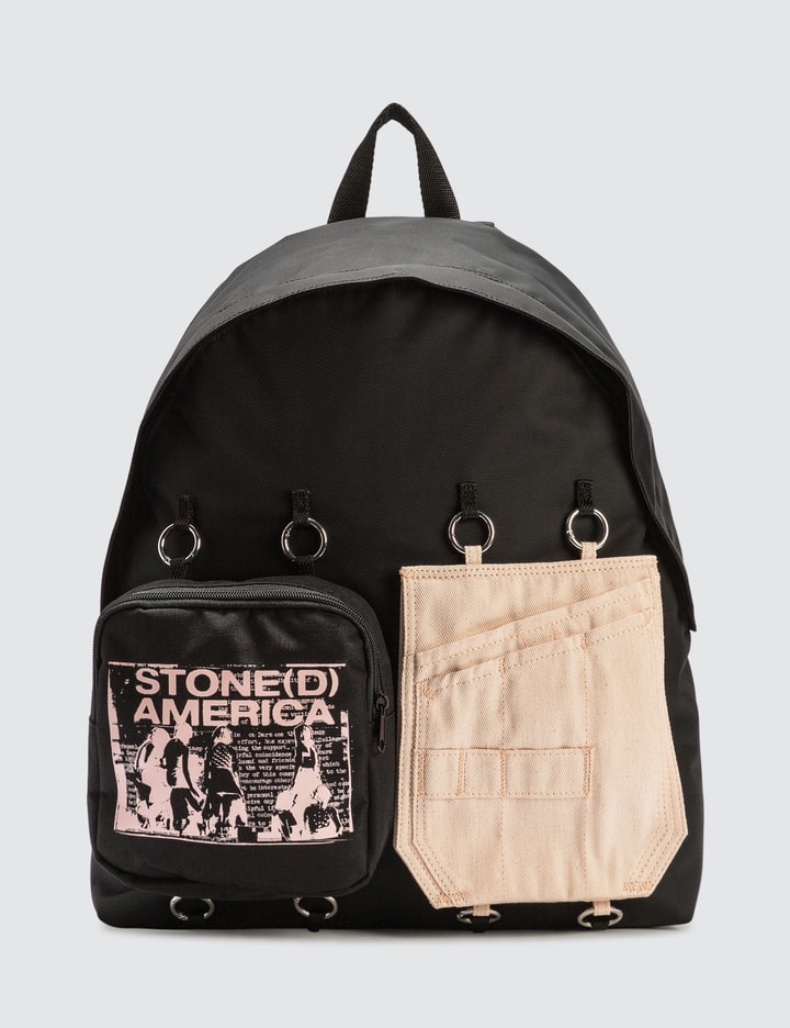 Raf Simons x Raf Simons Padded Doubl'r Beige America Backpack Placeholder Image