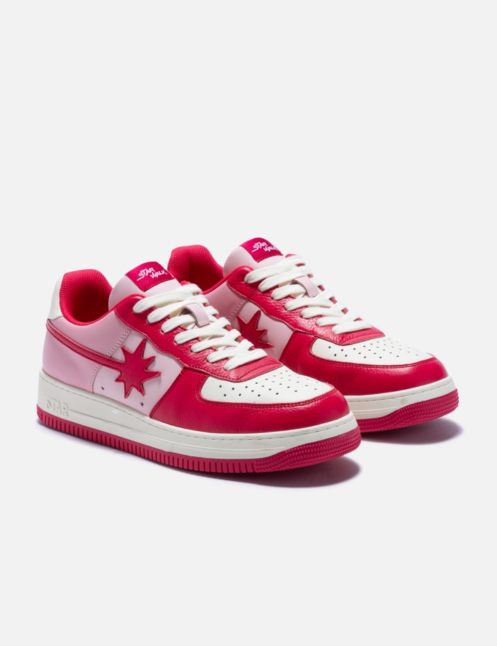 Shop Bape Star Walk Sneakers In Pink
