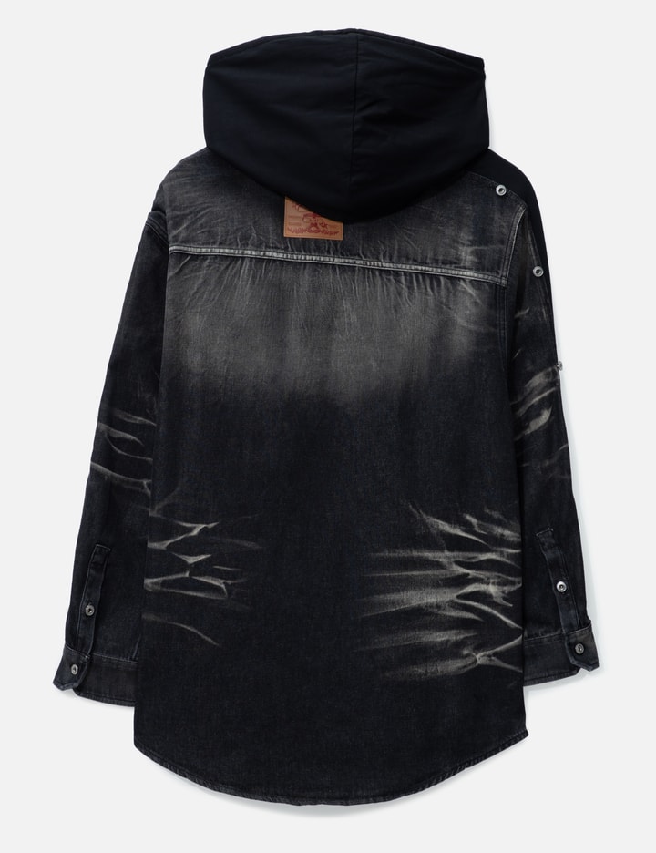 Insert Hood Denim Shirt Placeholder Image