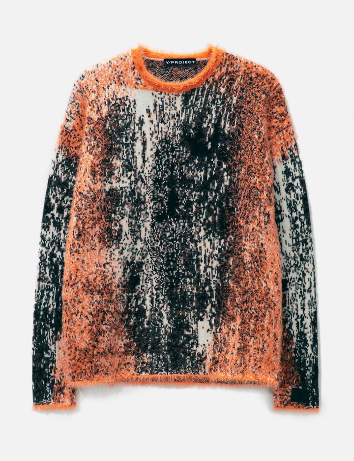 Gradient Hairy Knit Sweater Placeholder Image